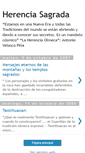 Mobile Screenshot of herenciasagrada.blogspot.com