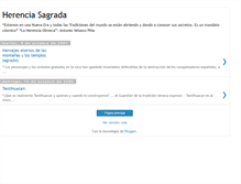 Tablet Screenshot of herenciasagrada.blogspot.com