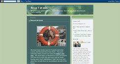 Desktop Screenshot of beccatatsea.blogspot.com