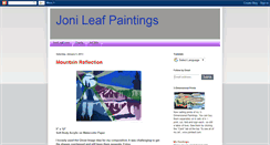 Desktop Screenshot of jonileafpaintings.blogspot.com