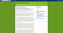 Desktop Screenshot of children-audio-books.blogspot.com