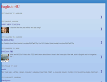 Tablet Screenshot of english--4u.blogspot.com