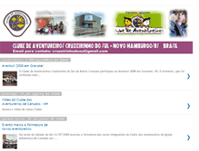 Tablet Screenshot of clubedosaventureiroscanudos.blogspot.com