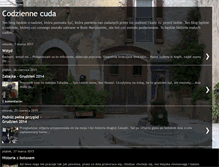Tablet Screenshot of codziennecuda.blogspot.com