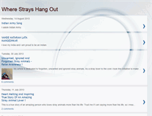 Tablet Screenshot of indianstrayadoptions.blogspot.com