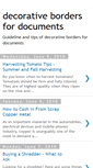 Mobile Screenshot of decorative-borders-documents.blogspot.com