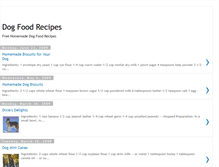 Tablet Screenshot of dogi-food-recipes.blogspot.com