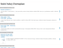 Tablet Screenshot of chemoplast-hokej.blogspot.com