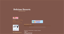 Desktop Screenshot of deliciousdeserts.blogspot.com