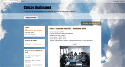 Desktop Screenshot of cursospirineo.blogspot.com