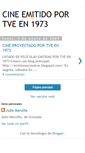 Mobile Screenshot of cineproyectadotv1973.blogspot.com