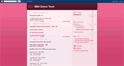 Desktop Screenshot of bbadanceteam.blogspot.com