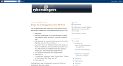 Desktop Screenshot of cyberslinger.blogspot.com