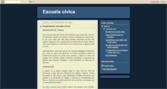 Desktop Screenshot of escuelacivica.blogspot.com