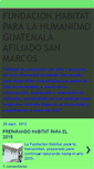 Mobile Screenshot of fundacionhabitatsanmarcos.blogspot.com