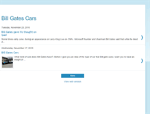 Tablet Screenshot of billscar.blogspot.com