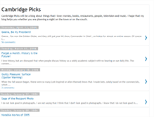 Tablet Screenshot of cambridgepicks.blogspot.com