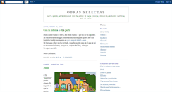 Desktop Screenshot of obrasselectas.blogspot.com