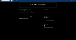 Desktop Screenshot of chiomaanasoh.blogspot.com