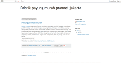 Desktop Screenshot of payungmurahpromosi.blogspot.com