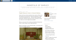 Desktop Screenshot of handfulsofbarley.blogspot.com