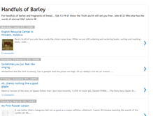 Tablet Screenshot of handfulsofbarley.blogspot.com