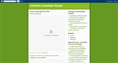 Desktop Screenshot of cuadernotecnologiamargot.blogspot.com
