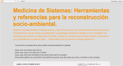 Desktop Screenshot of medicinadesistemas.blogspot.com