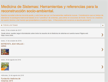 Tablet Screenshot of medicinadesistemas.blogspot.com