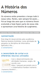 Mobile Screenshot of historiadosnumeros.blogspot.com