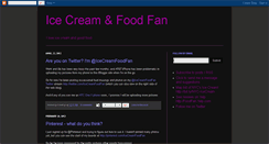 Desktop Screenshot of icecreamfoodfan.blogspot.com