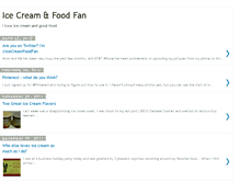 Tablet Screenshot of icecreamfoodfan.blogspot.com