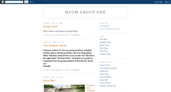 Desktop Screenshot of mcomgroup.blogspot.com