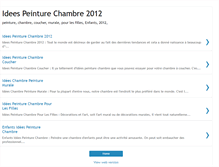 Tablet Screenshot of ideespeinturechambre2012.blogspot.com