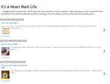 Tablet Screenshot of heartrocklife.blogspot.com