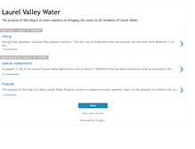 Tablet Screenshot of laurelvalleywater.blogspot.com