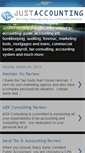 Mobile Screenshot of justaccountings.blogspot.com