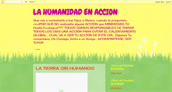 Desktop Screenshot of lahumanidadenaccion.blogspot.com