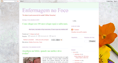 Desktop Screenshot of enfermagemnofoco.blogspot.com