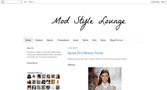 Desktop Screenshot of modstylelounge.blogspot.com