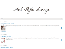 Tablet Screenshot of modstylelounge.blogspot.com