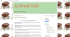 Desktop Screenshot of agreatcall.blogspot.com