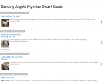 Tablet Screenshot of dancingangelsgoats.blogspot.com