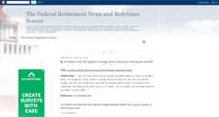 Desktop Screenshot of federalretirementnews.blogspot.com