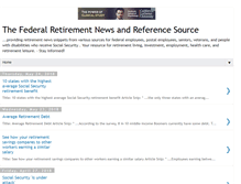 Tablet Screenshot of federalretirementnews.blogspot.com