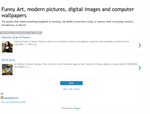 Tablet Screenshot of funnyartpictures.blogspot.com