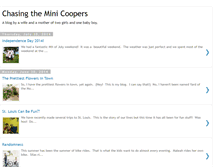 Tablet Screenshot of chasingtheminicoopers.blogspot.com