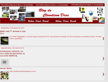 Tablet Screenshot of claudisondias.blogspot.com