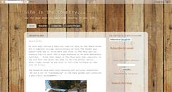 Desktop Screenshot of mylifeinthecountrytoday.blogspot.com