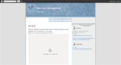 Desktop Screenshot of newiconmanagement.blogspot.com